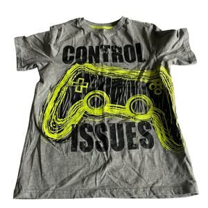 Highland Outfitters Gray Gaming Controller Shirt - Boys L